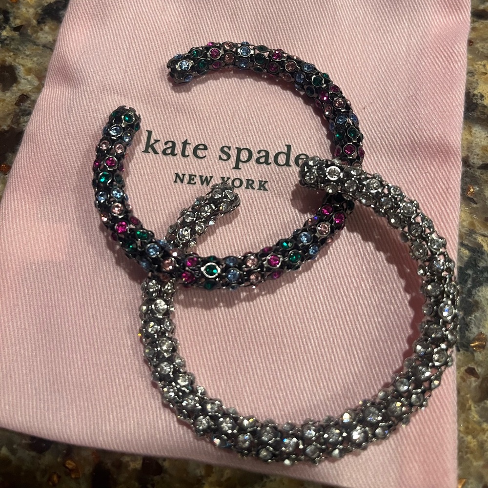 Kate Spade Colorful and Silver Stone Bracelets